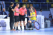 Vladimir Bubalo beim Finale der Rollstuhl WM-Steirischer Handballverband